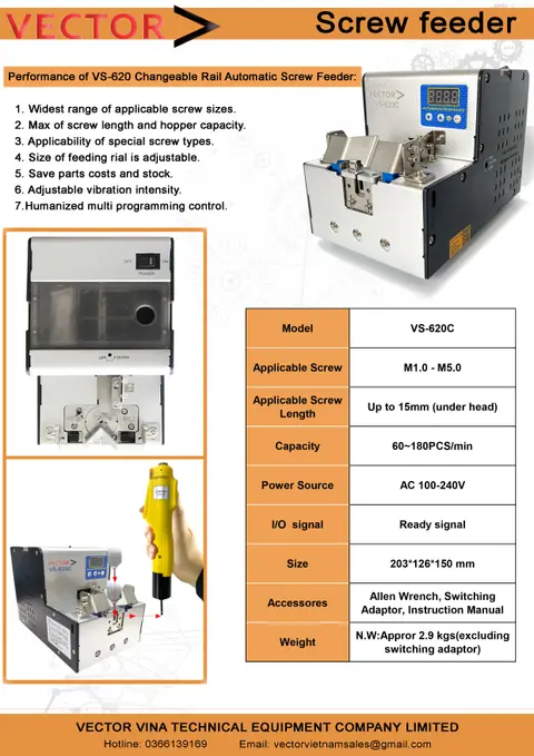Catalogue Máy cấp vít VS-620C