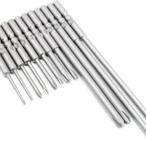 Mũi vít điện chữ thập chuôi tròn D5 thép S2 VECTOR VINA