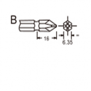 Mũi vít lục giác 1/4 = 6.35mm