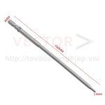 Mũi vặn vít lục giác trong D4x100xH2 ( Ø4*100*H2 )
