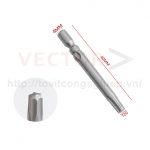 Mũi vặn vít hoa thị D4x40xT20 ( Ø4*40*T20 )