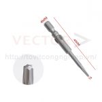 Mũi vặn vít hoa thị D4x40xT4 ( Ø4*40*T4 )