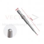 Mũi vặn vít hoa thị D4x40xT5 ( Ø4*40*T5 )