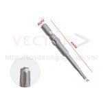 Mũi vặn vít hoa thị D4x40xT6 ( Ø4*40*T6 )