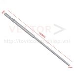 Mũi vặn vít lục giác trong D5x150xH2.5