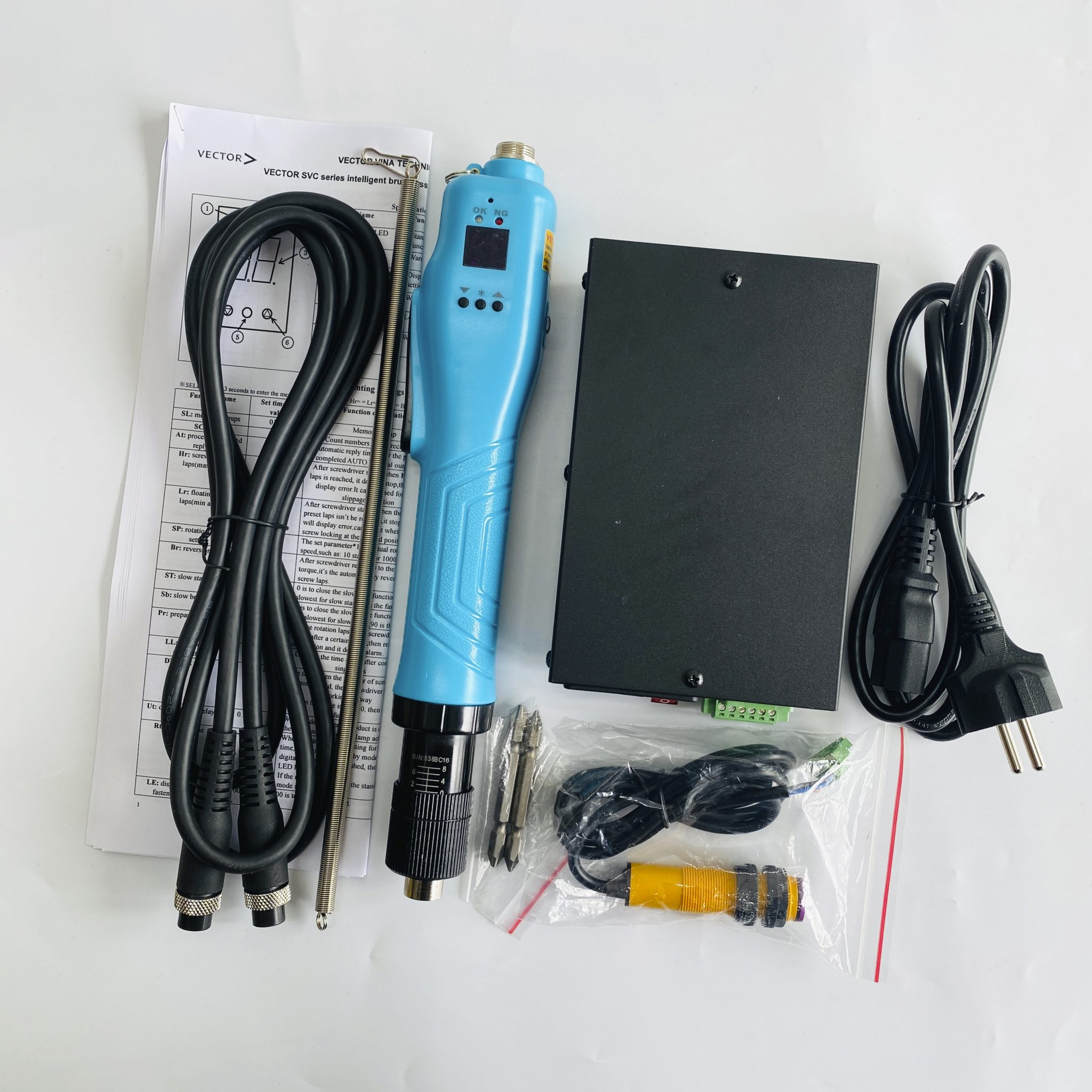 Hình ảnh thực tế Tô vít điện VECTOR SVC-1545L có bộ đếm