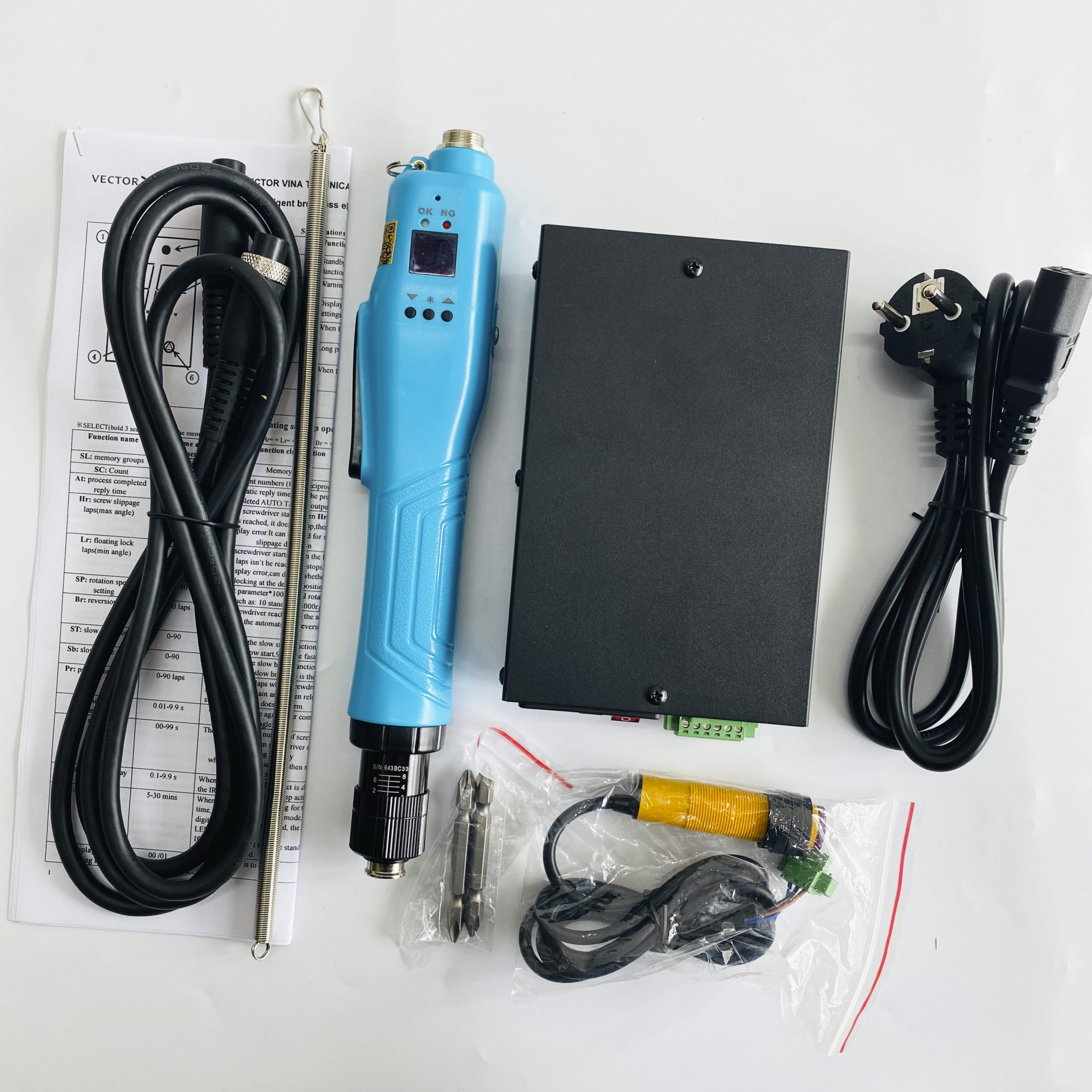 Hình ảnh thực tế Tô vít điện VECTOR SVC-212L có bộ đếm