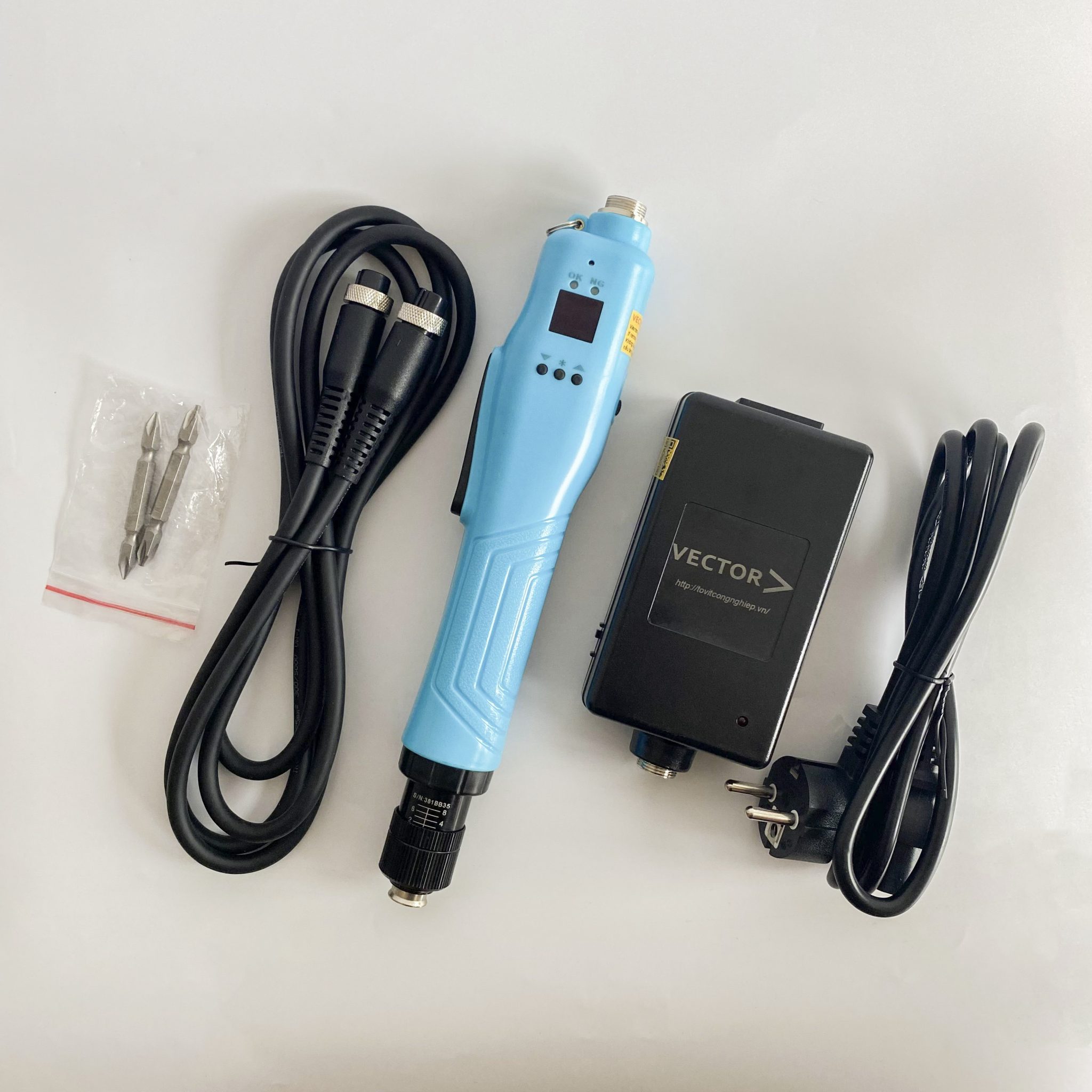 Hình ảnh thực tế Tô vít điện VECTOR SVC-1030L có bộ đếm