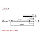 HM4*64*T20H Đầu vặn vít bán nguyệt dài 64mm Mũi hoa thị có lỗ T20