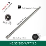 Mũi vặn vít H6.35x200xAF7x3.5M