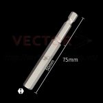 H6.35x75xH8 Đầu vít lục giác 1/4 dài 75 mũi lục giác H8
