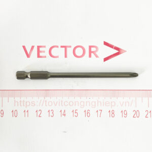 Mũi vặn vít H6.35x100xD4.5x75x2#