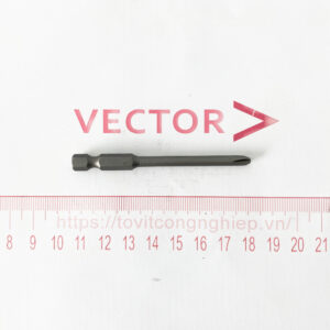 Mũi vặn vít H6.35x75xD4.5x50x2#