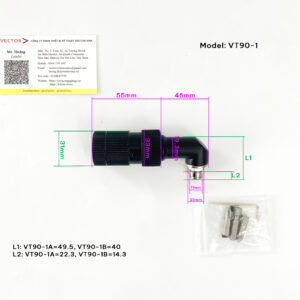 VT90-1 Đầu Chuyển Góc 90 Độ Cho Máy Vặn Vít