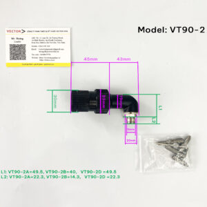 VT90-2 Đầu Chuyển Góc 90 Độ Cho Máy Vặn Vít