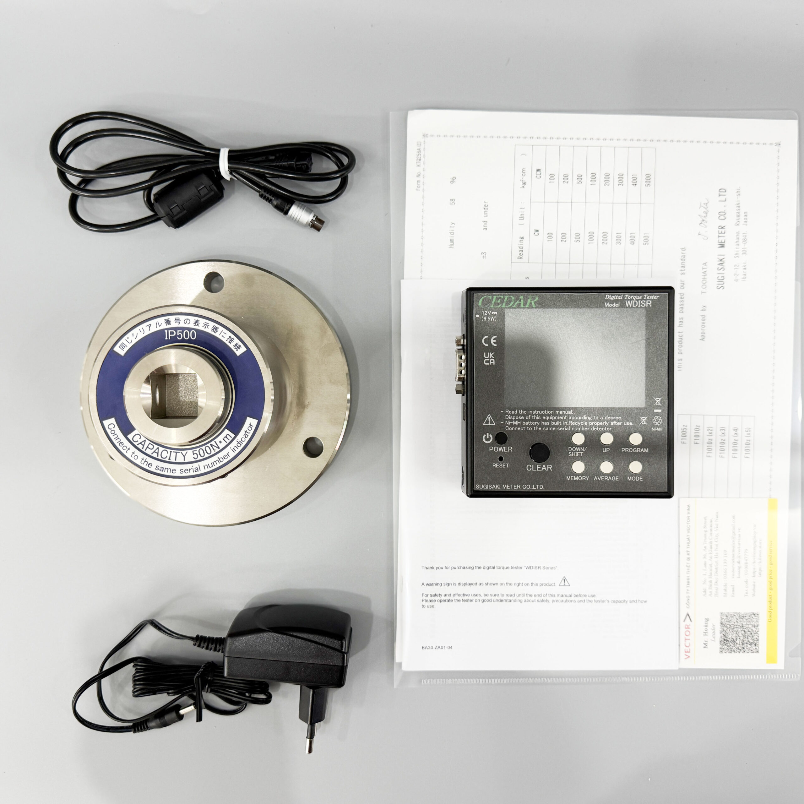 CEDAR WDISR-IP Series (2.0mN.m - 1500N.m) Máy Đo Lực Mô-men Xoắn - Ảnh 2