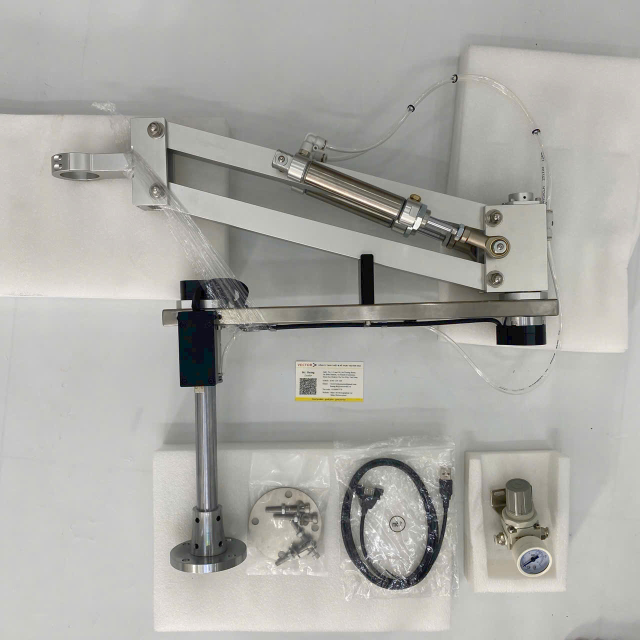 Tay arm trợ lực khí nén tích hợp encoder tuyệt đối - Ảnh 2
